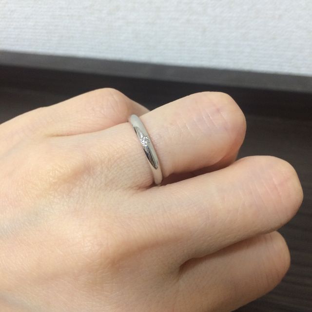 【MIKIMOTO(ミキモト)の口コミ】 シンプルでダイアモンドも他のお店よりも大きく見えてよかった。
シンプル…