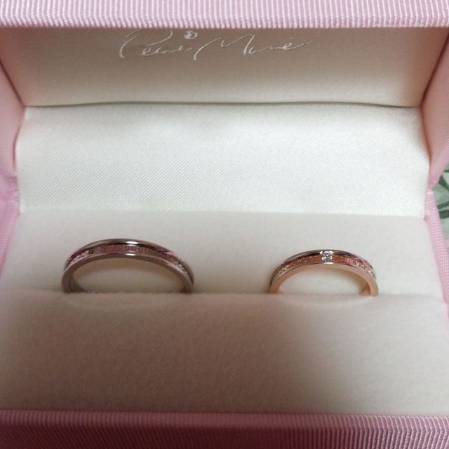 【Petit Marie(プチマリエ)の口コミ】 意味合いが深い内容の指輪であり、個性的で、誰もがあまり選ばないと思っ…