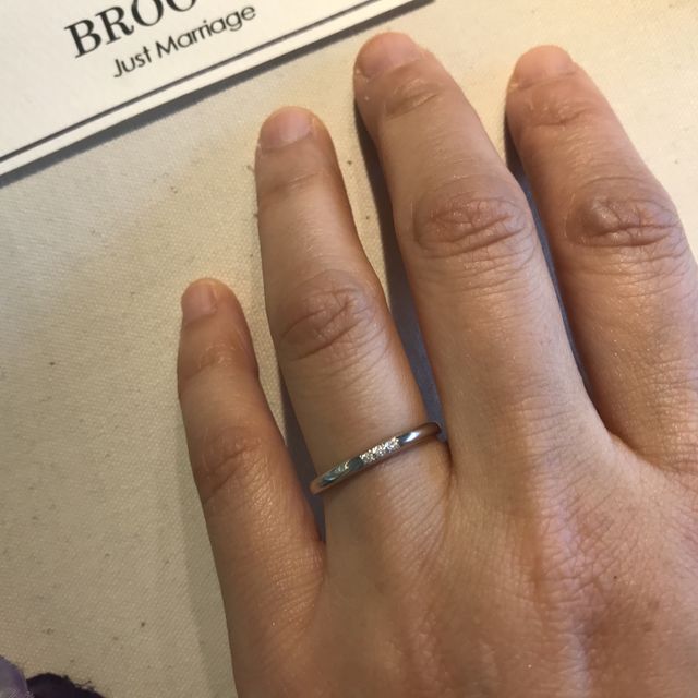 【TASAKI(タサキ)の口コミ】 こちらの指輪は細めが多く、つけても違和感がなく楽だった。またダイヤも…