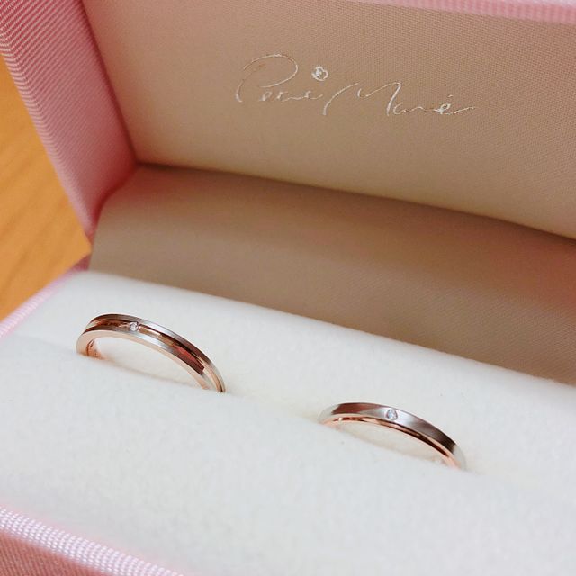 【Petit Marie(プチマリエ)の口コミ】 シルバー×ピンクゴールドの2トーンカラーの指輪を探していたのです…