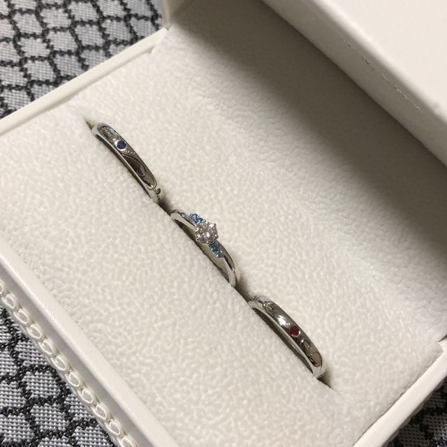 【J.C.BAR(ジェーシーバール)の口コミ】 オーダーメイドだったところです。2人の思い出やデザインの系統などを答え…