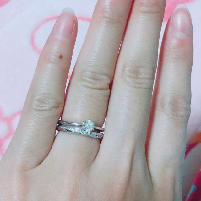 【銀座ダイヤモンドシライシの口コミ】 彼から送られた婚約指輪が銀座ダイヤモンドシライシさんのものであったこ…