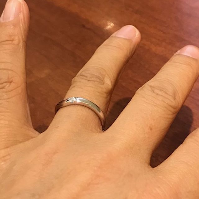 【TRECENTI(トレセンテ)の口コミ】 一粒ダイヤの大きさとつけ心地のよさが一番の決め手になりました。多石タ…