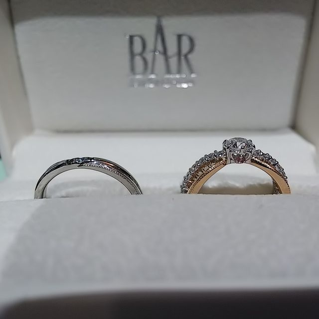 【J.C.BAR(ジェーシーバール)の口コミ】 二人の会話から担当者さんが何度もデザインを直してくれ最後までわがまま…