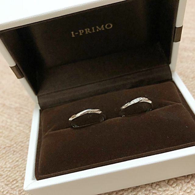 【アイプリモ(I-PRIMO)の口コミ】 婚約指輪もアイプリモだったので、結婚指輪もアイプリモでお世話になりま…