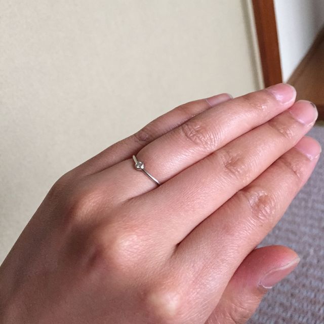 【ティファニー(Tiffany & Co.)の口コミ】 シンプルで華奢なデザインがよかったのでピッタリでした。金額も高すぎず…