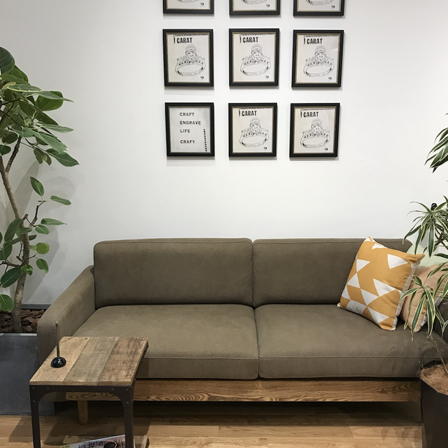 【CRAFY(クラフィ)の口コミ】 手作りらしさが表現できるデザインを希望していたので槌目のリングを手作…