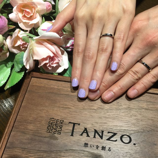 【TANZO.(鍛造指輪)の口コミ】 既製品では中々お互いの希望に沿わず、もういっそ自分たちだけの一点物を…