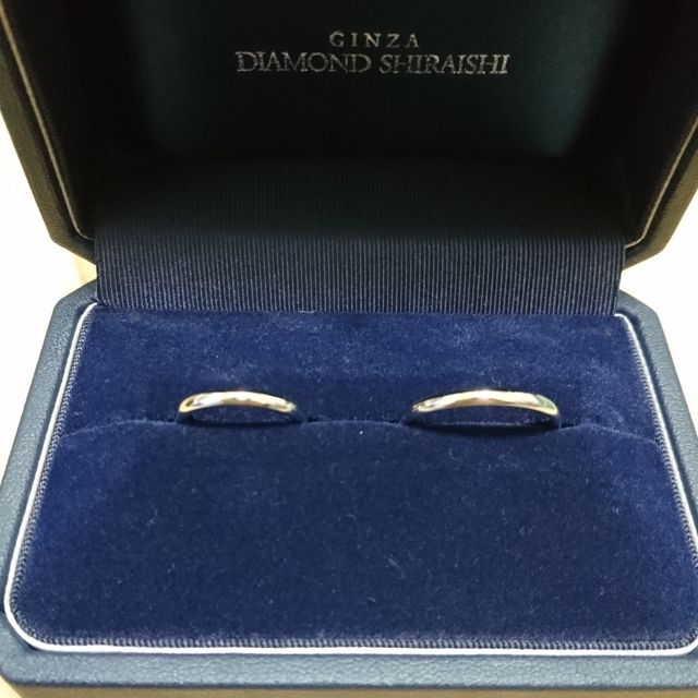 【銀座ダイヤモンドシライシの口コミ】 シンプルなデザインとお求めやすい価格というのをお伝えしたところ、こち…