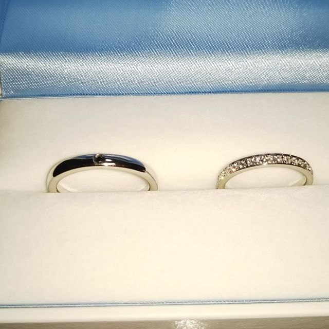 【GALA JEWELRY(ガラジュエリー)の口コミ】 他の大粒なダイヤモンドも検討した時に、さりげないけれど輝きがきれいで…