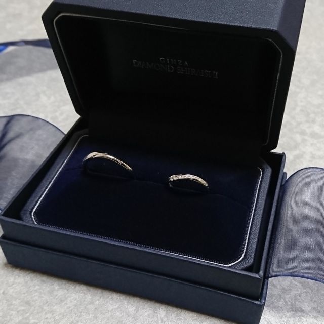 【銀座ダイヤモンドシライシの口コミ】 いいな！と思ったデザインが私達の思い出に纏わる星のデザインで、しかも…