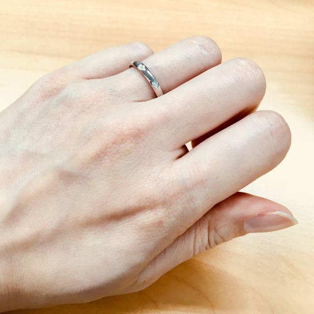 【ヴァン クリーフ＆アーペル(Van Cleef & Arpels)の口コミ】 婚約指輪もヴァンクリーフさんで購入し、その時一緒に見ていたこちらの指…