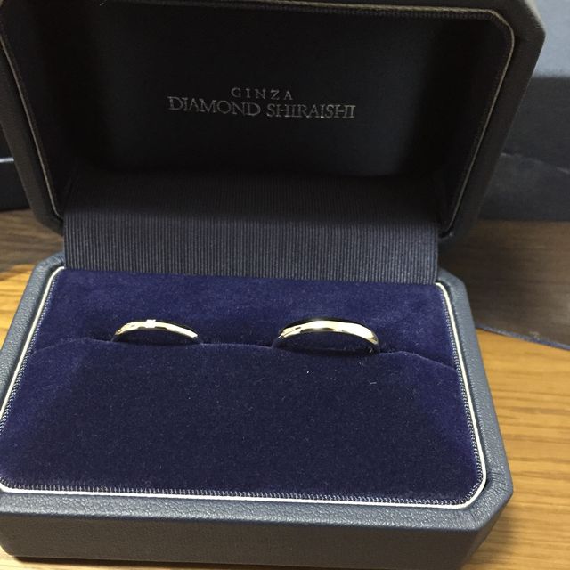 【銀座ダイヤモンドシライシの口コミ】 もともとシンプルな指輪が欲しくて探していたところ、いくつか定員さんが…