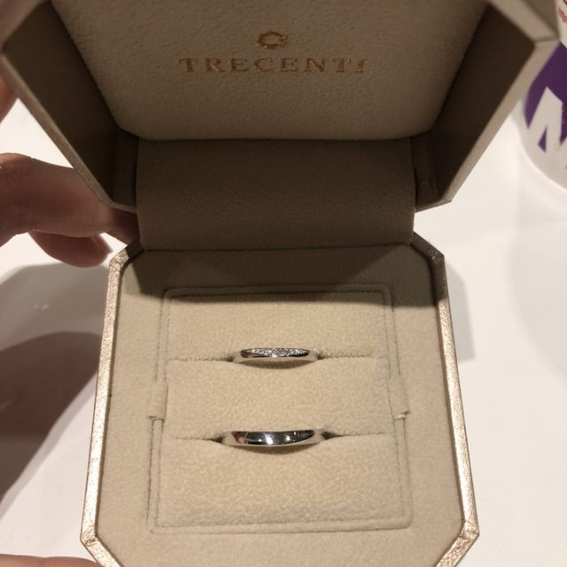 【TRECENTI(トレセンテ)の口コミ】 指輪の決め手は、やはり着け心地がとてもよかったのでこの指輪にしました…