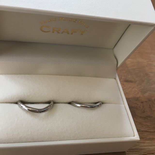 【CRAFY(クラフィ)の口コミ】 手作りで自分たちの好みのデザインを親身になって細かく聞いてくれて、好…