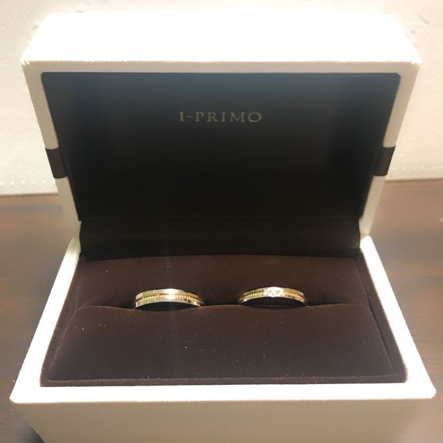 【アイプリモ(I-PRIMO)の口コミ】 見た目で一目惚れしました！太めのストレートリングを探していたのでぴっ…