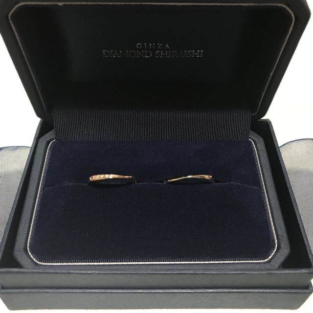 【銀座ダイヤモンドシライシの口コミ】 第一印象から気に入っており、石の変更などが出来てオリジナルのものにで…