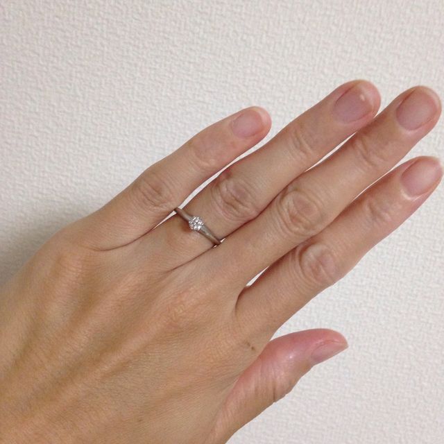 【ティファニー(Tiffany & Co.)の口コミ】 夫はサプライズが苦手なので、婚約が決まったときに、私の好きな指輪をプ…