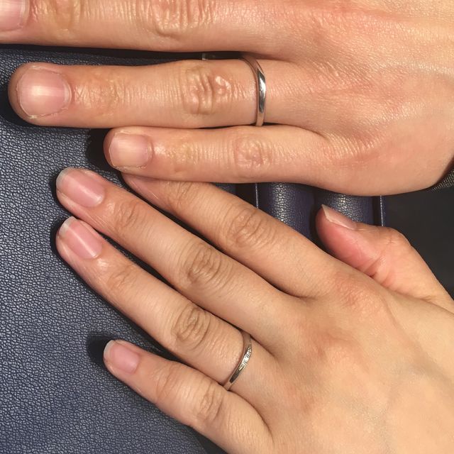 【銀座ダイヤモンドシライシの口コミ】 ダイヤモンドの綺麗さ！とにかく綺麗でした！あとは、指なじみの良さです…