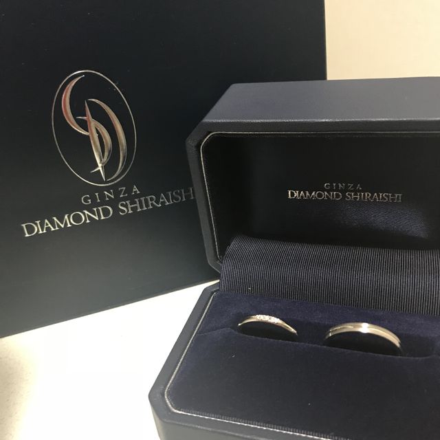 【銀座ダイヤモンドシライシの口コミ】 ストレートでシンプル過ぎず派手すぎず、というのを探していたらドンピシ…