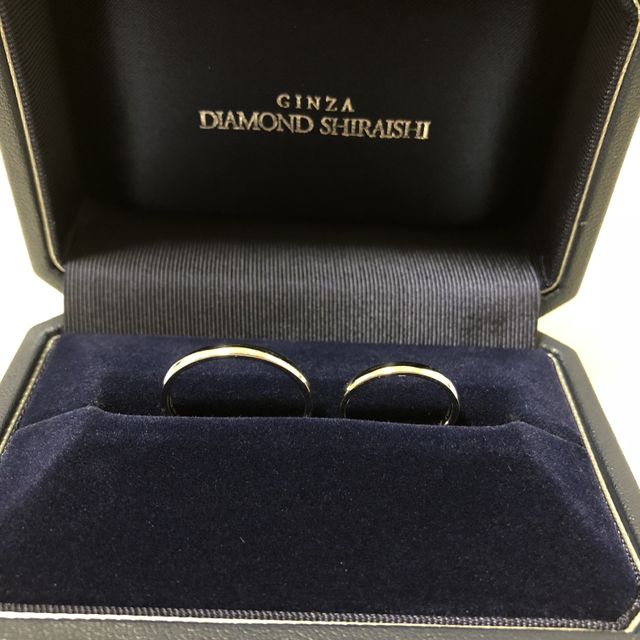 【銀座ダイヤモンドシライシの口コミ】 元々、シンプルなので探していたので。
決め手はアフターサービスとブラン…