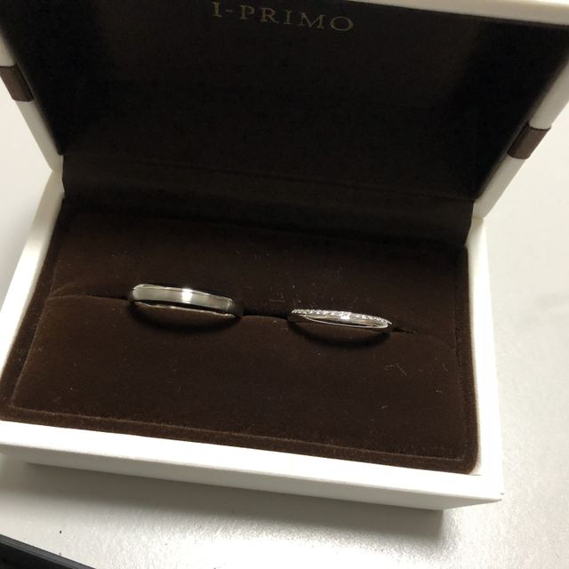 【アイプリモ(I-PRIMO)の口コミ】 形になんとなくこだわりがあった彼がこれがいい！と言ったもので指にはめ…