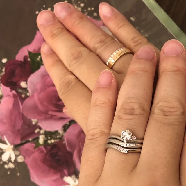 【TRECENTI(トレセンテ)の口コミ】 カタログで見た婚約指輪のデザインに一目惚れした為購入しました。私自身…