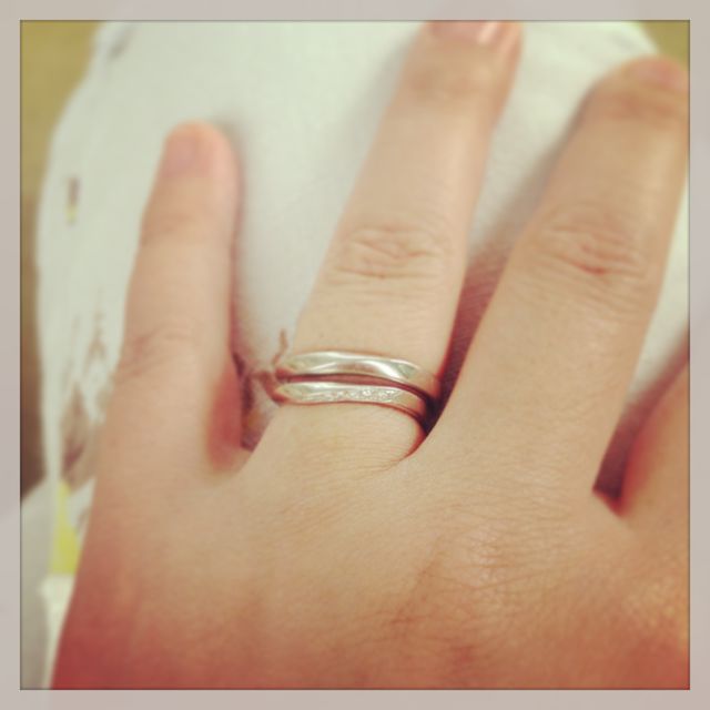 【CAFERING(カフェリング)の口コミ】 他店でもいろいろと試着したのですが、最後にこれだ！ という直感があって…