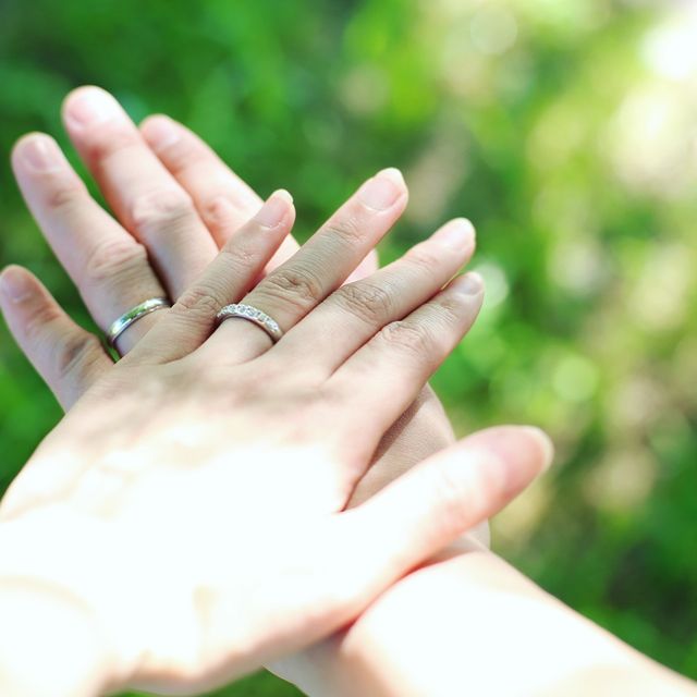 【MIKIMOTO(ミキモト)の口コミ】 もともと結婚指輪はエタニティリングにしようと検討していたのですが、石…