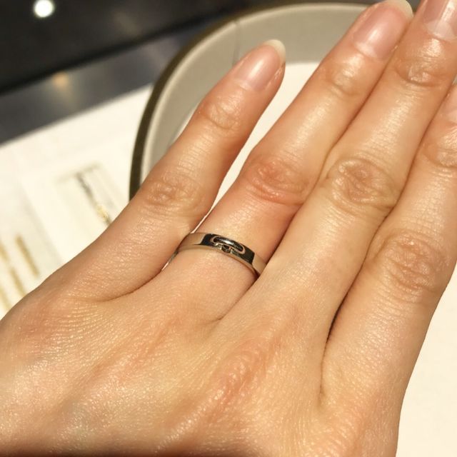 【ショーメ(CHAUMET)の口コミ】 ネットで気になっていた2つのデザインの結婚指輪を実際に試着しに行きまし…