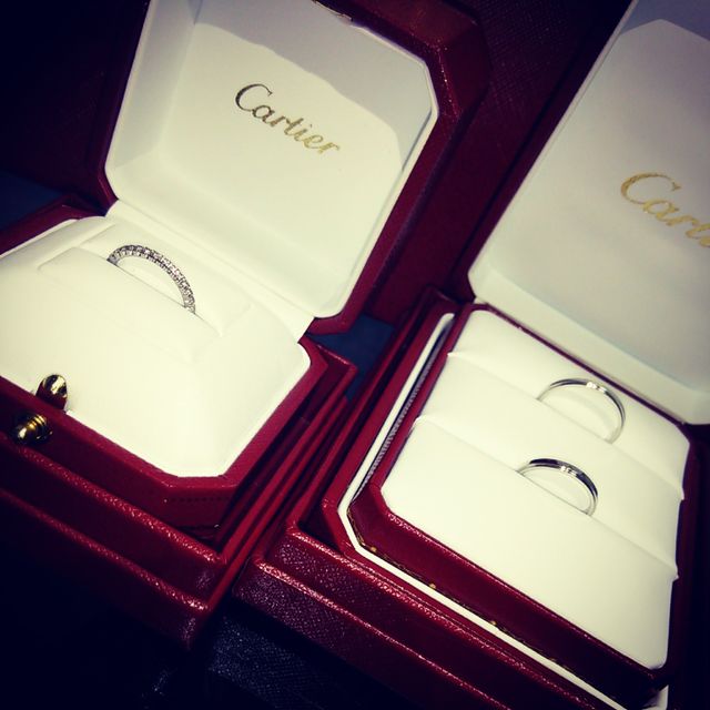 【カルティエ(Cartier)の口コミ】 旦那さんいわく「普段使いの出来る指輪」というのが決め手だったようで、…