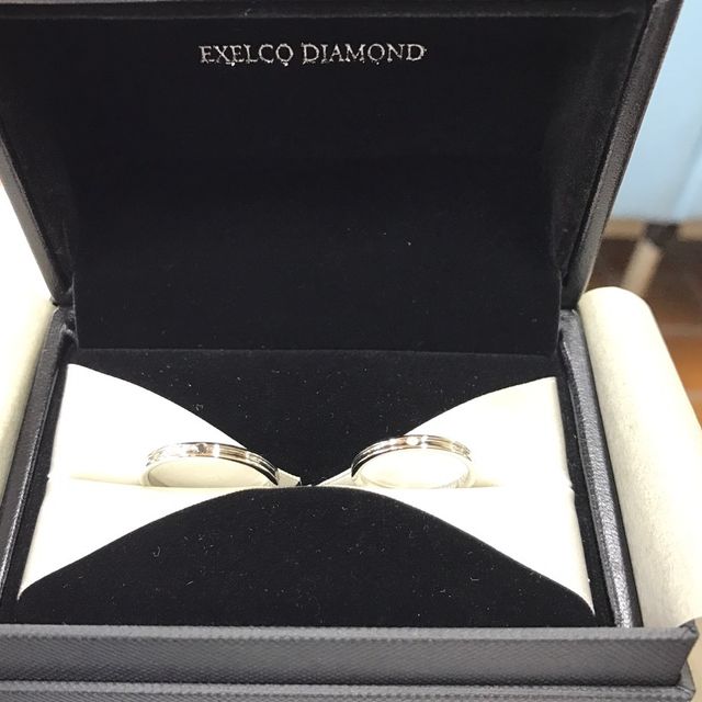 【エクセルコダイヤモンド(EXELCO DIAMOND)の口コミ】 シンプルで飽きのこないデザインで、これから何十年と使い続けられるもの…