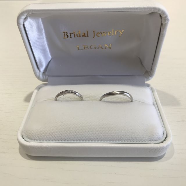 【LEGAN(レガン)の口コミ】 彼女がいろいろな種類を見させてもらって、その中で何回も試着を重ねて悩…