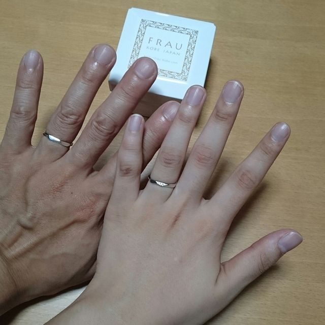 【FRAU KOBE JAPAN(フラウ コウベ ジャパン)の口コミ】 スタンダードな指輪に憧れがありながらも、人とは被りたくない願望があっ…