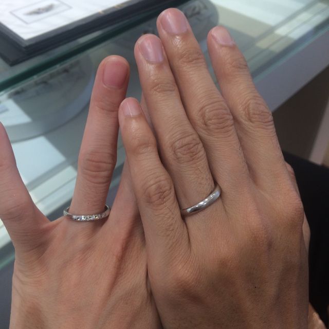 【JEWELRY STUDIO Advance(ジュエリースタジオアドバンス)の口コミ】 ハーフエタニティタイプの指輪を探していましたが、エタニティだけでもか…