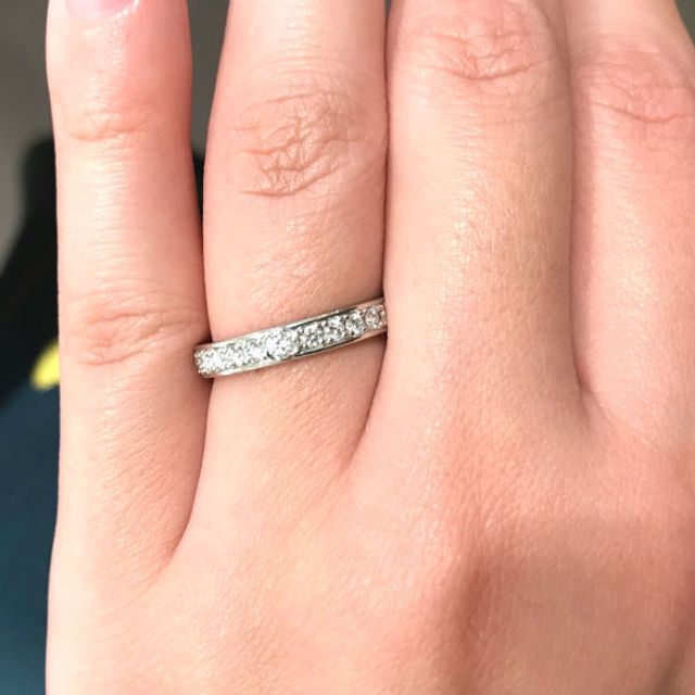 【TRECENTI(トレセンテ)の口コミ】 ブランドイメージである花を感じさせる可愛らしいデザインの指輪です。エ…