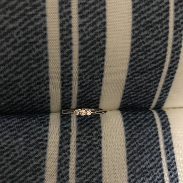 【銀座ダイヤモンドシライシの口コミ】 普段着けることを考えるとダイヤモンド付きの指輪を買うことには躊躇しま…