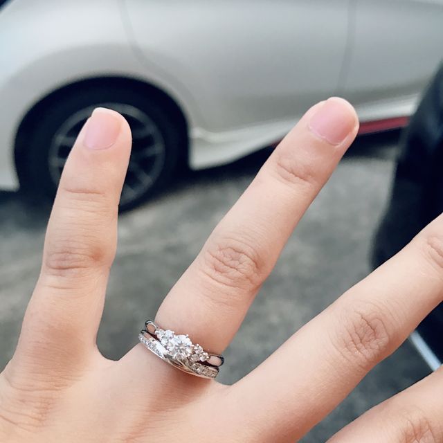 【銀座ダイヤモンドシライシの口コミ】 シンプルだけど可愛い指輪を探していたらダイヤモンドシライシで出会えた…