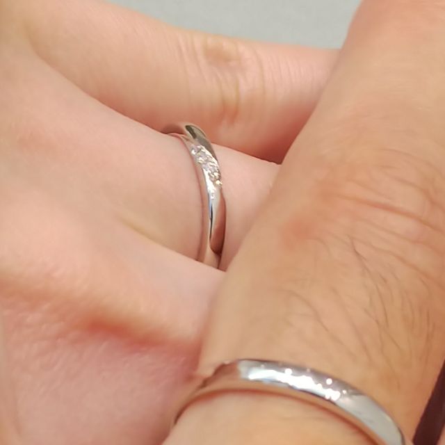 【アイプリモ(I-PRIMO)の口コミ】 婚約指輪をアイプリモさんで購入し、結婚指輪もアイプリモさんで購入した…