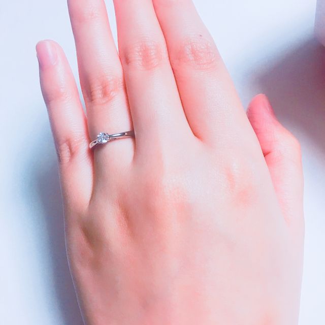 【TRECENTI(トレセンテ)の口コミ】 わたしは普段アクセサリーをあまりつけないので、指輪もさりげなく輝くよ…