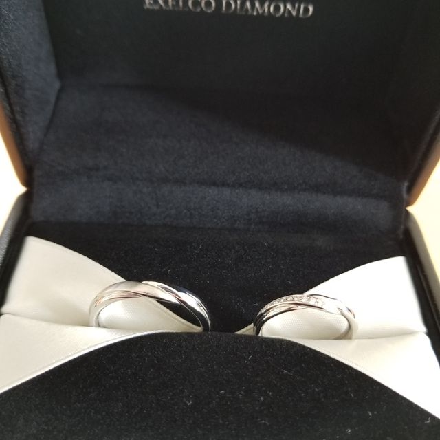 【エクセルコダイヤモンド(EXELCO DIAMOND)の口コミ】 ブライダルリングフェアにて選択した。ブランドはエクセルコダイアモンド…