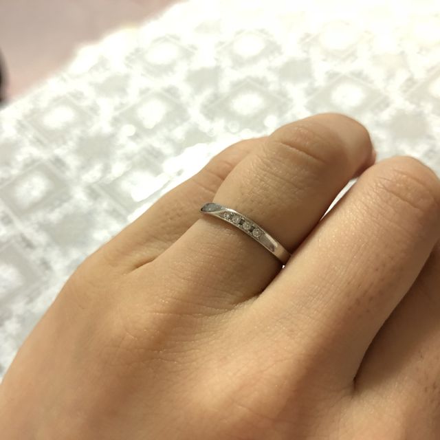 【festaria bijou SOPHIA(フェスタリア ビジュソフィア)の口コミ】 旦那と話し合った結果シンプルなものが良いということになり、色々見た中…