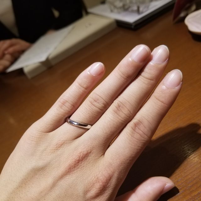 【TRECENTI(トレセンテ)の口コミ】 着け心地と、着けた感じの手の印象が、良かったです。
また、記念月に合わ…