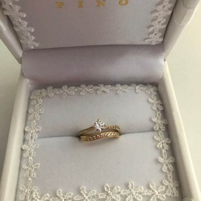 【宝寿堂(ほうじゅどう)の口コミ】 母から譲りうけたダイヤモンドをリフォームして婚約湯指輪にしてほしいと…