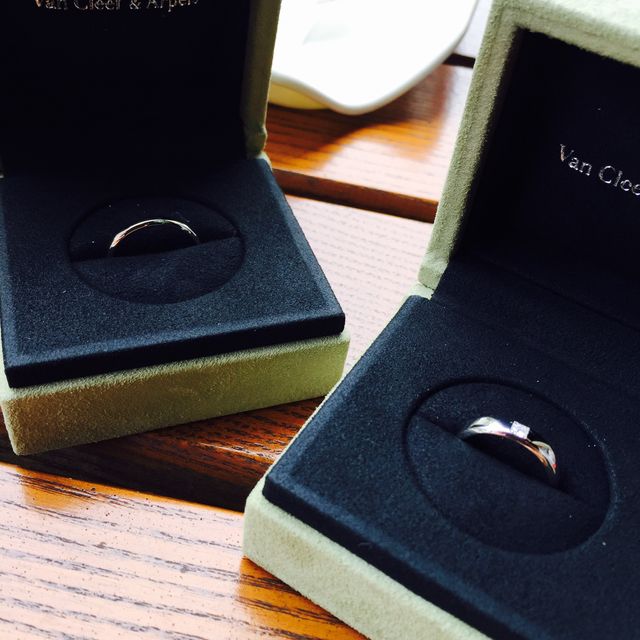 【ヴァン クリーフ＆アーペル(Van Cleef & Arpels)の口コミ】 ダイヤモンドの大きさ、プラチナ純度、指輪の厚みの3点において、バランス…
