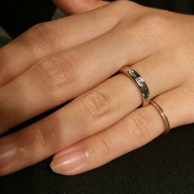 【ヴァン クリーフ＆アーペル(Van Cleef & Arpels)の口コミ】 ダイヤモンドの大きさ、プラチナ純度、指輪の厚みの3点において、バランス…