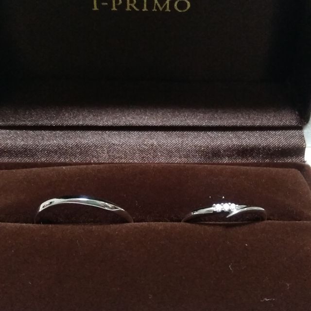 【アイプリモ(I-PRIMO)の口コミ】 細めで指にフィットしたことと、小ぶりのダイヤが主張しすぎず、普段つけ…