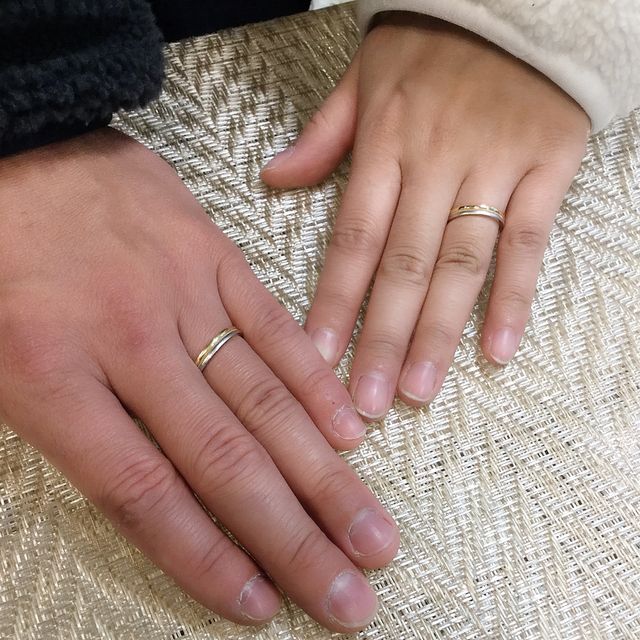 【Katamu(カタム)の口コミ】 一生物の結婚指輪にぴったりな、しっかりとした作りで、飽きの来ないとて…