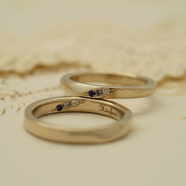 【サロン・ド・ルシェルの口コミ】 手作り指輪に惹かれて手作りプランを選びました。デザインは何となくしか…