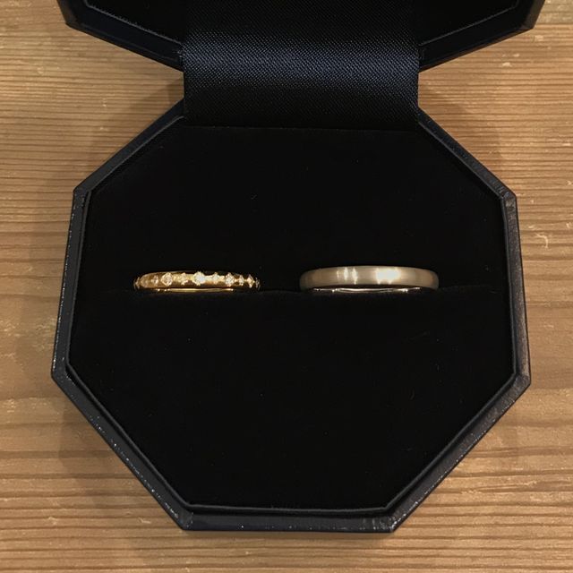 【EITO(エイト)の口コミ】 もともとゴールドが好きなのですが、結婚指輪なのでプラチナの指輪を探し…